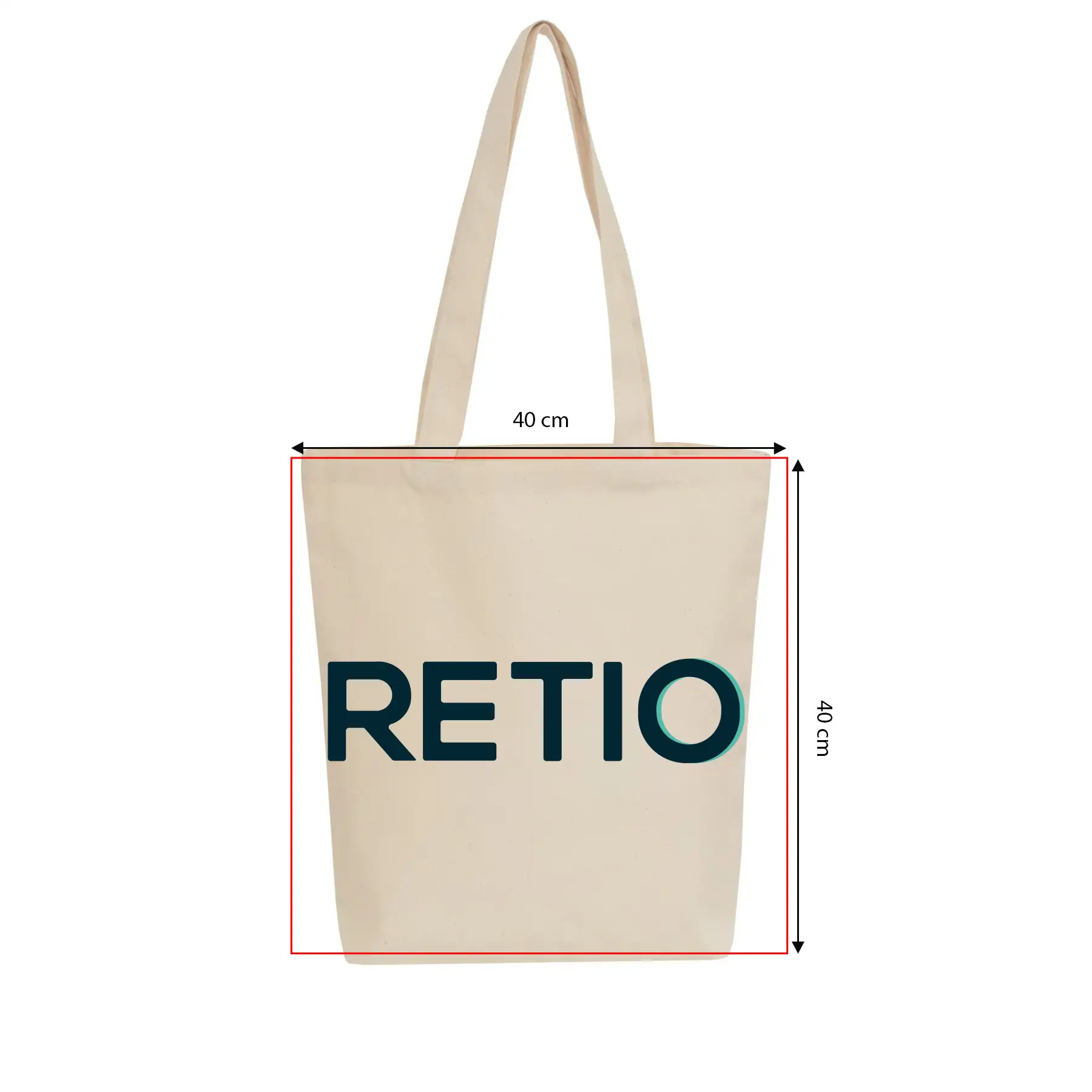 Baumwolltasche VIENNA mit eigenem Druck - Druckfläche 40x40 cm