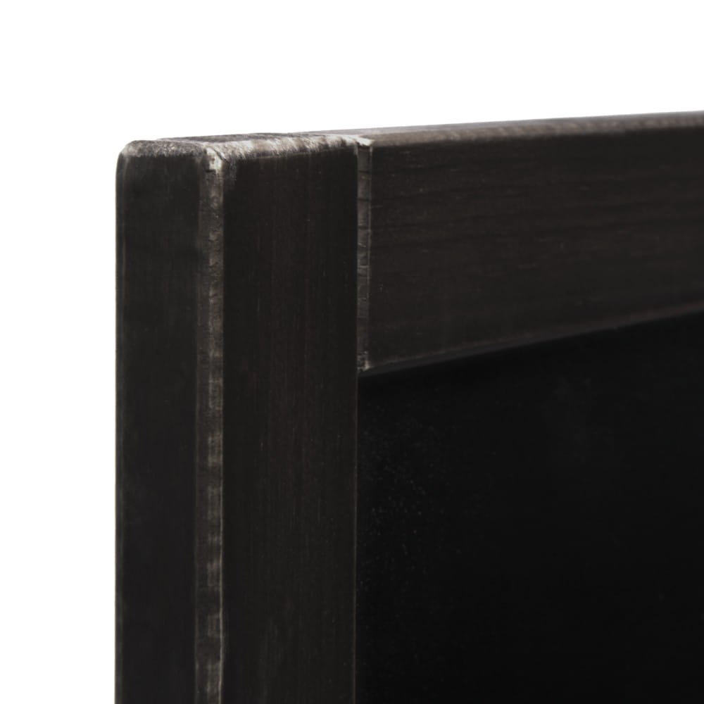 NATURE Classic Chalkboard  Black 60 x 80 cm, Wooden Chalkboard with a Black Surface for Writing with Chalk Markers