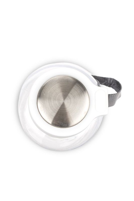 Butelka CLEAR 500 ml biały z logo