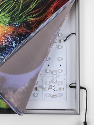 LED lightbox 900 x 800 mm