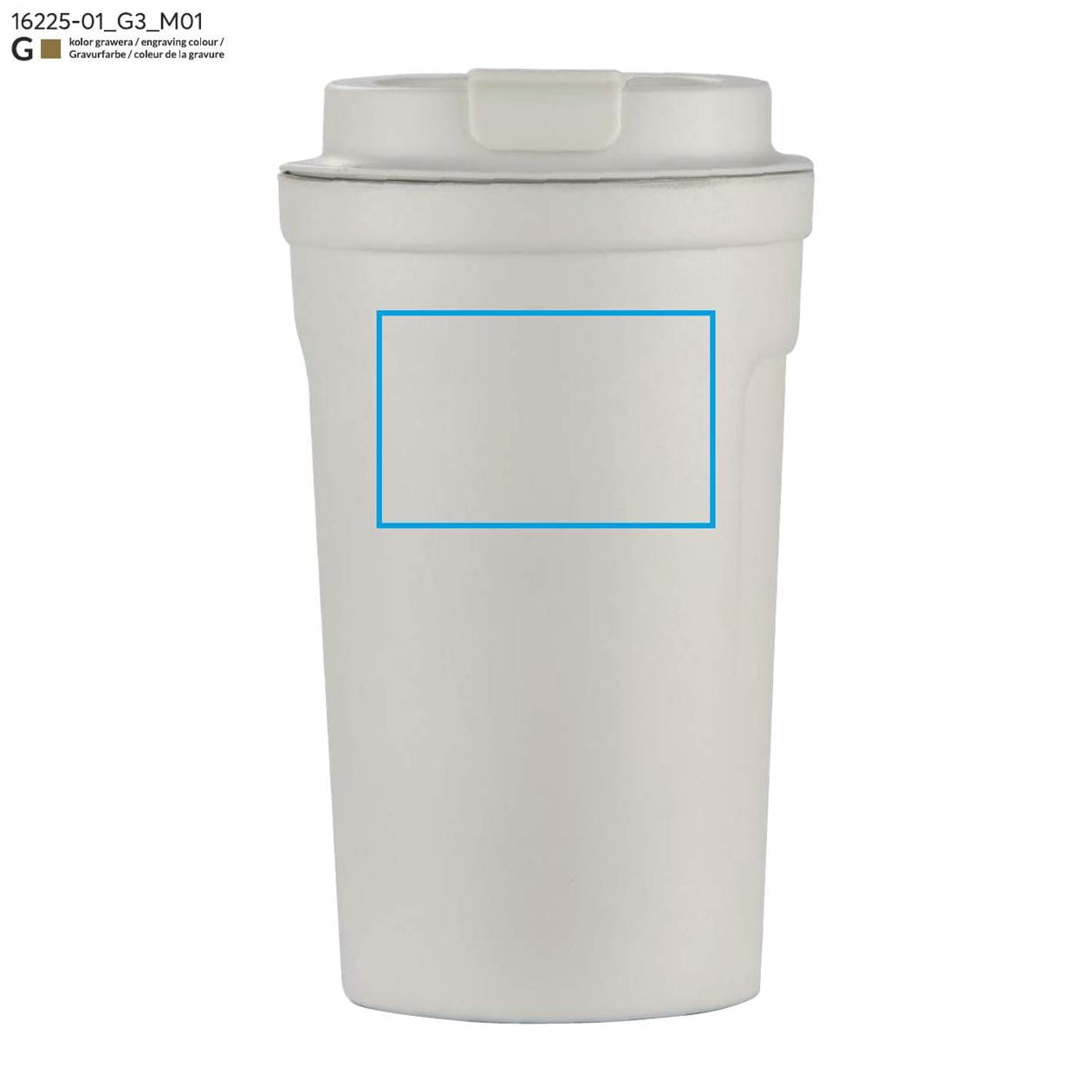 Kubek termiczny COLPO 400 ml biały