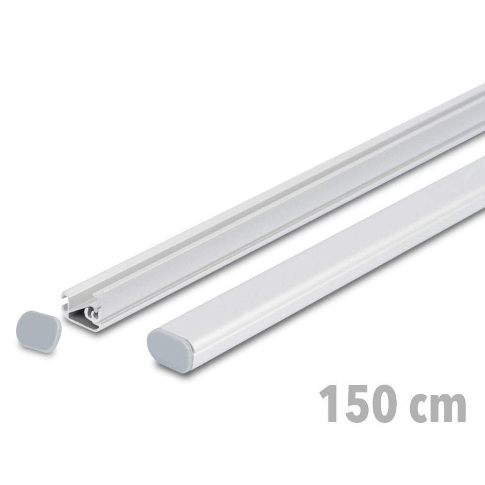 TWIN 150 cm - Advertising banner strips on the Express Clip clamp