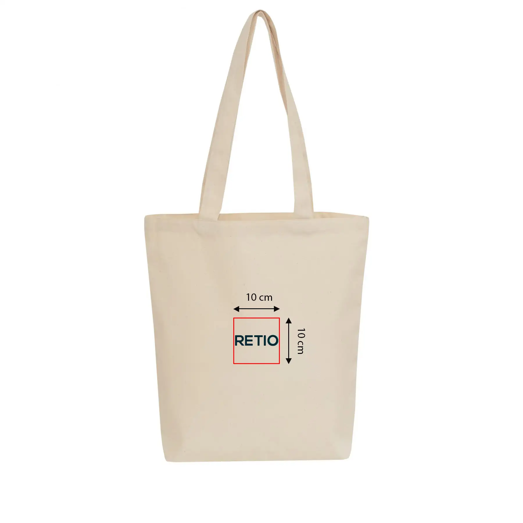 Baumwolltasche VIENNA mit eigenem Druck - Druckfläche 10x10 cm