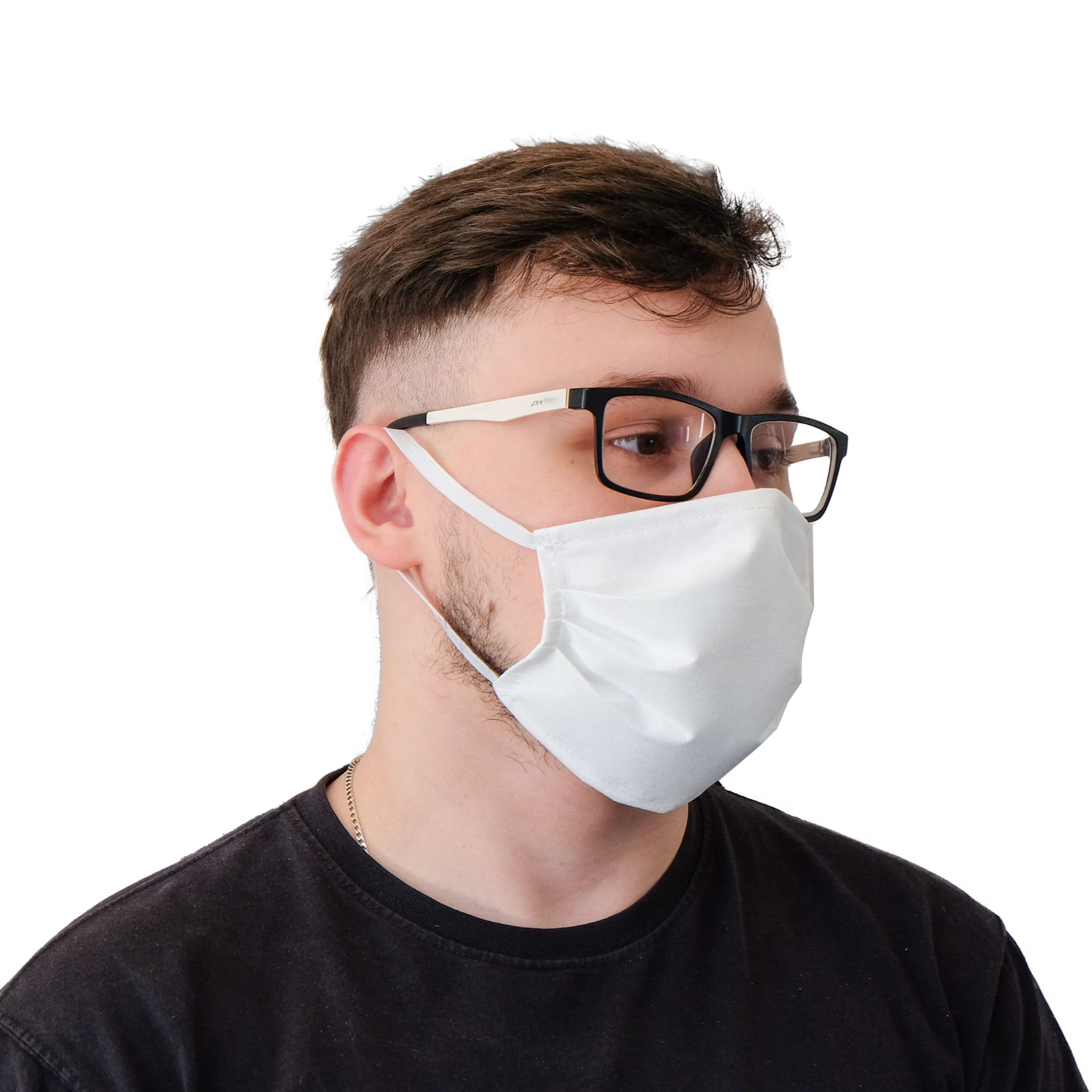 Mann mit Schutzmaske