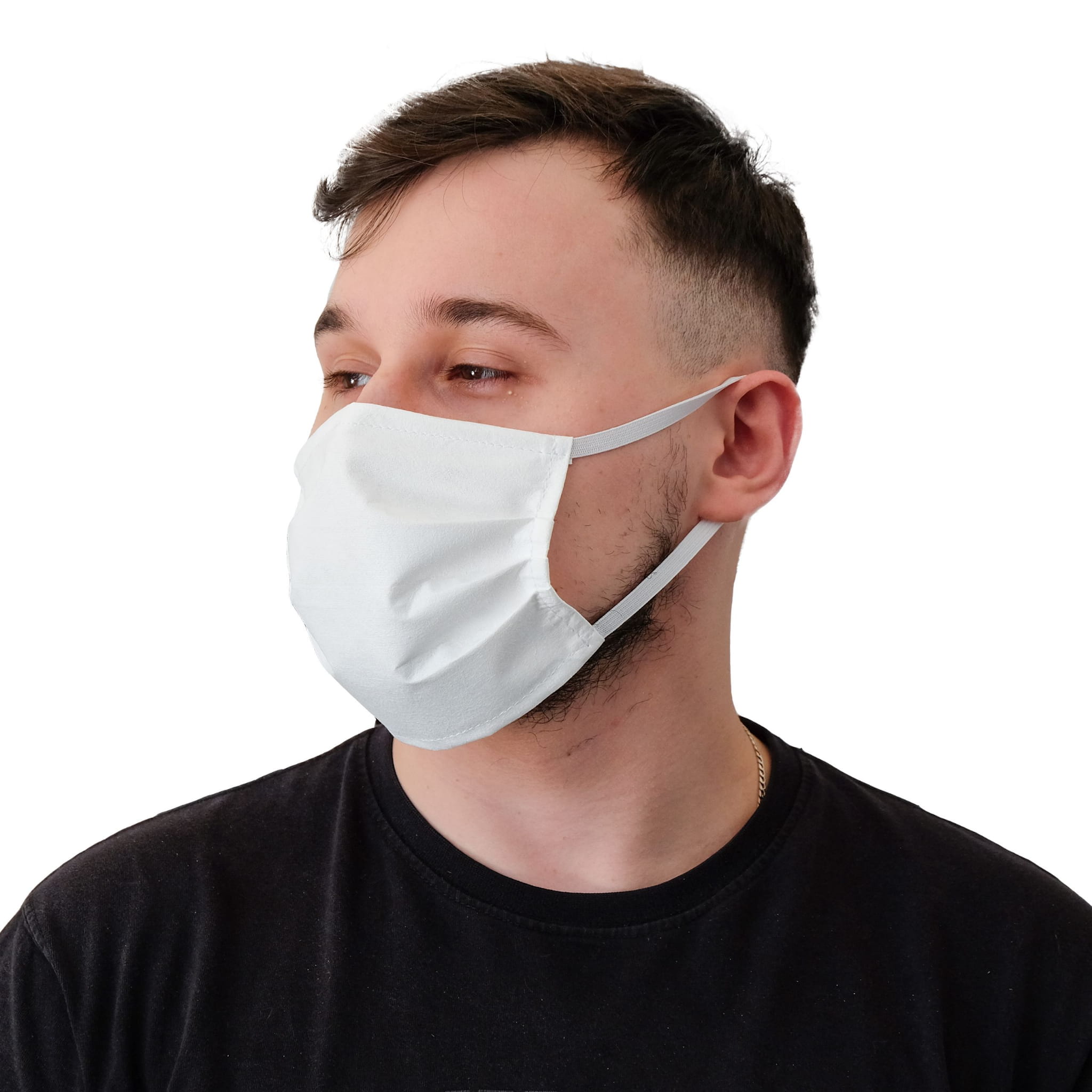 Mann mit Schutzmaske