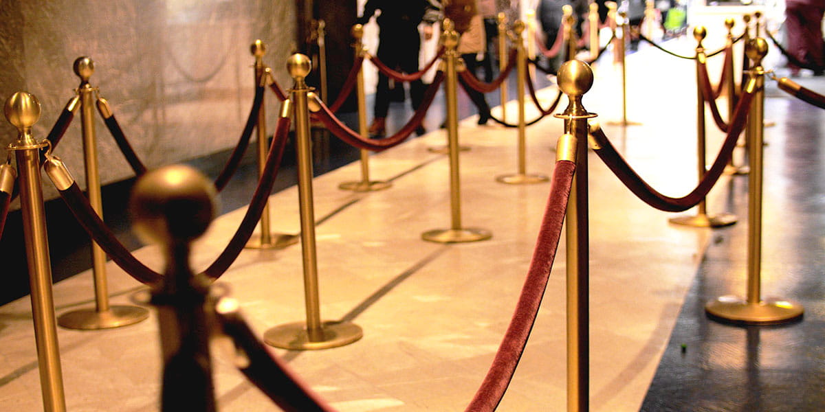 Einsatz als Pfosten zur Abgrenzung von Bewegungszonen